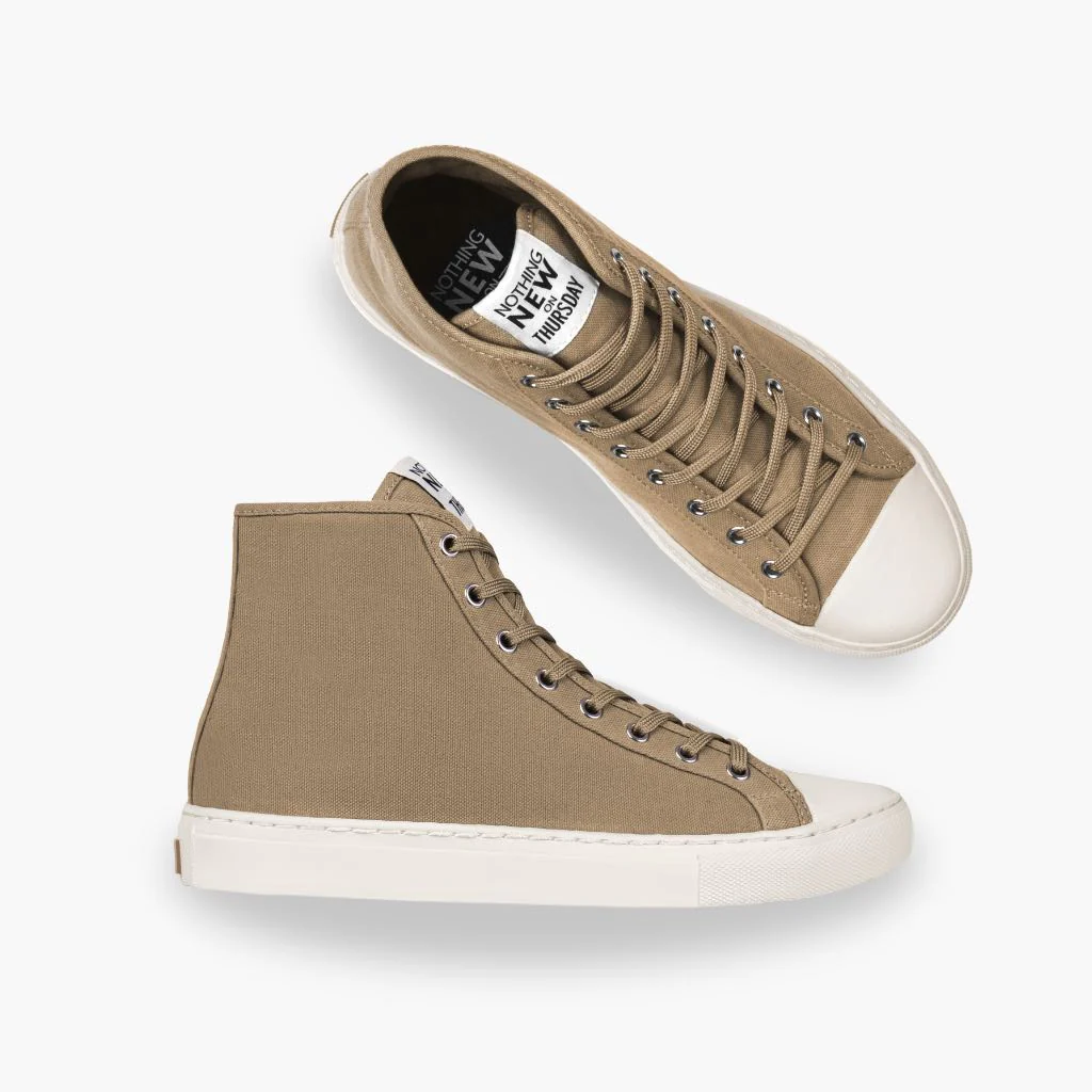 Men's Classic High Top | Field Tan x Off-White - Image 5