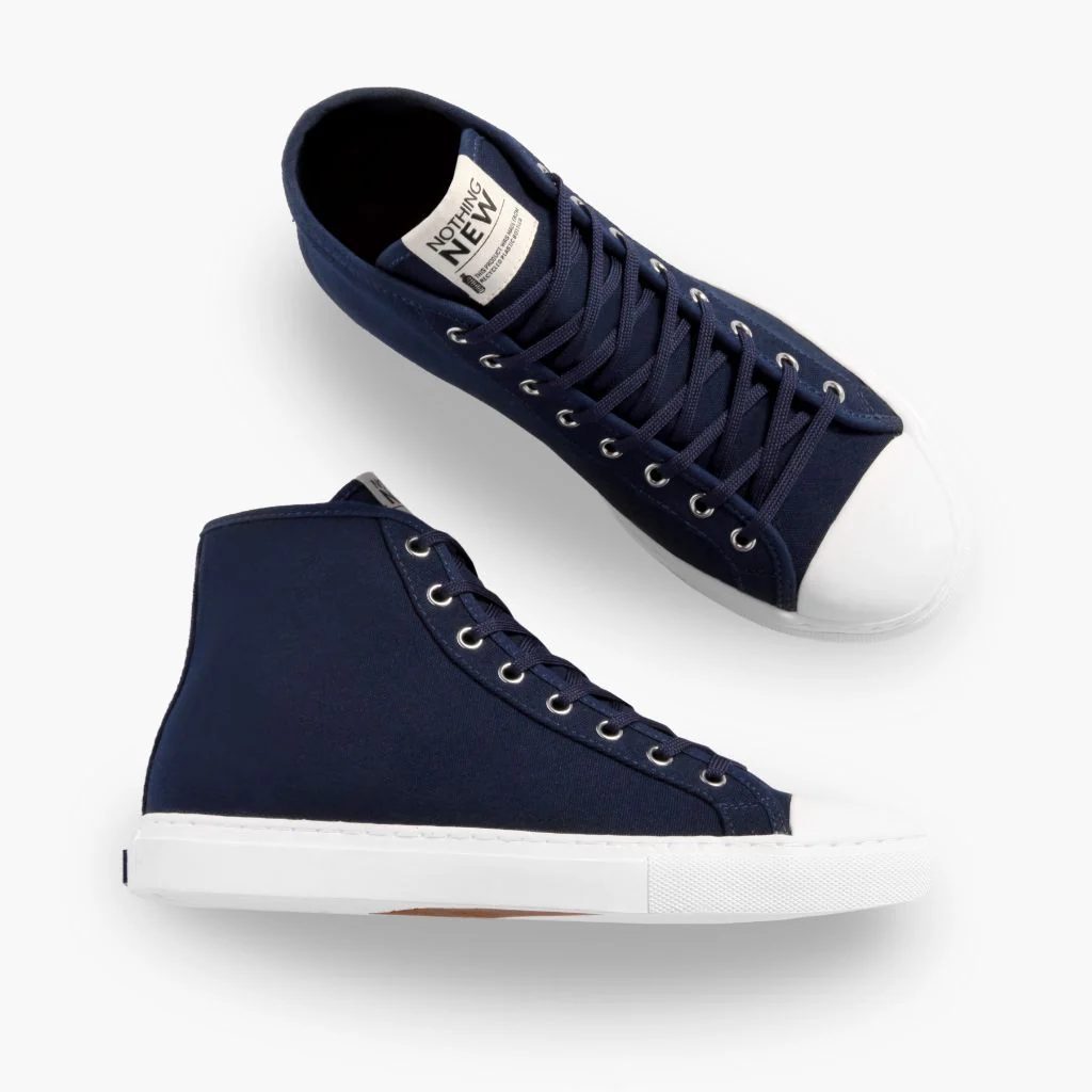 Men's Classic High Top | Navy x White - Image 5