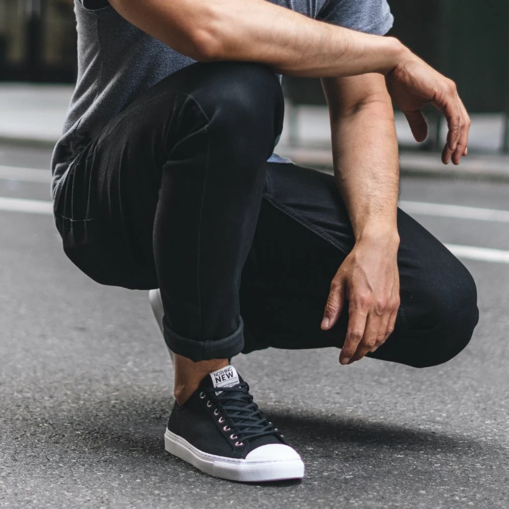Men's Classic Low Top | Black x White - Image 7