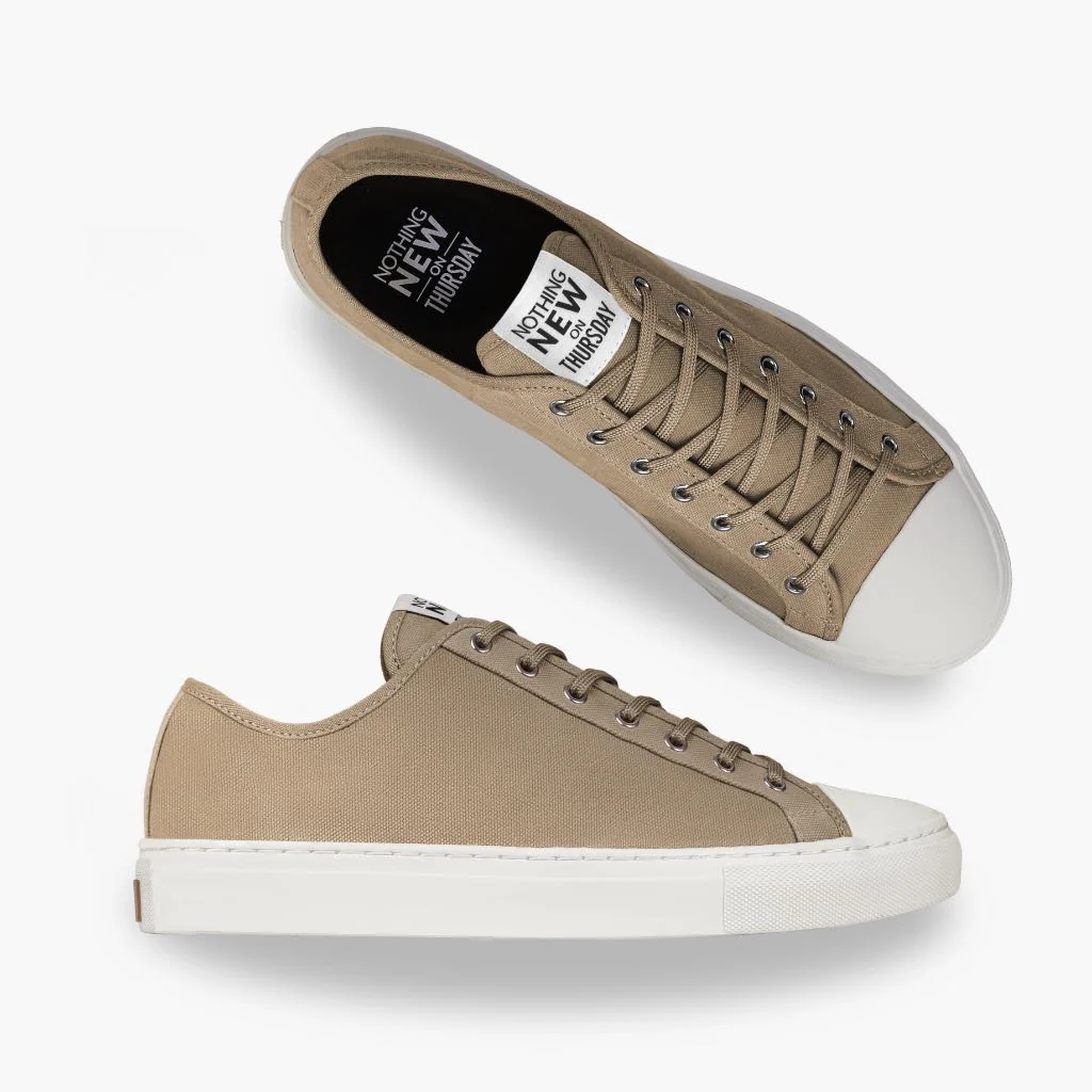 Men's Classic Low Top | Field Tan x Off-White - Image 5
