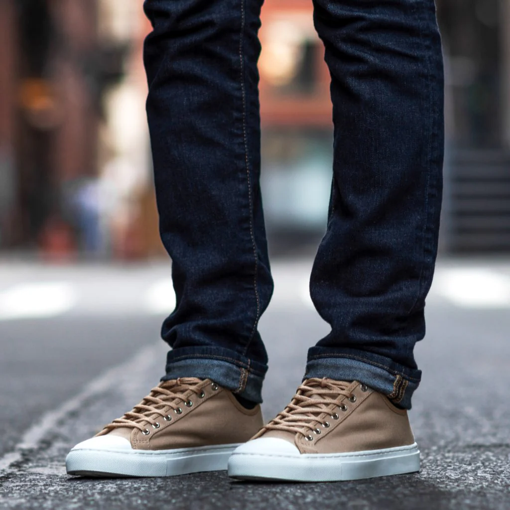 Men's Classic Low Top | Field Tan x Off-White - Image 6