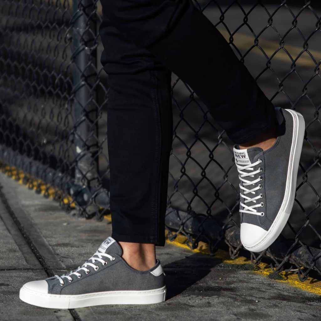 Men's Classic Low Top | Grey x Off-White - Image 8