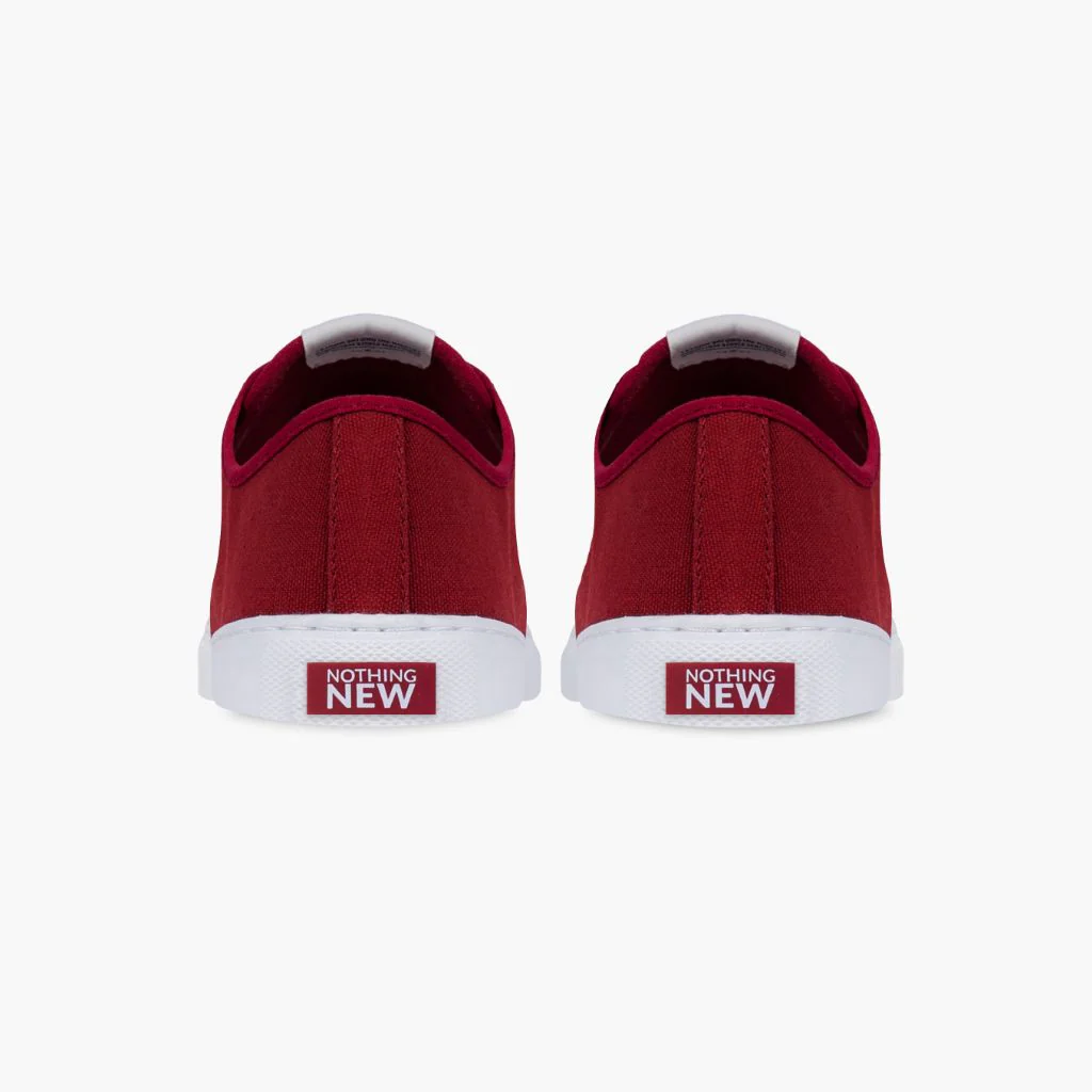 Men's Classic Low Top | Red x White - Image 4