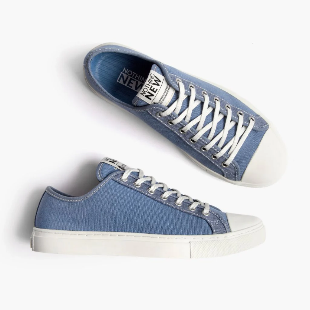Men's Classic Low Top | Sky Blue x Off-White - Image 3