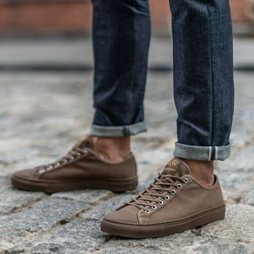 Men's Classic Low Top | Taupe - Image 6