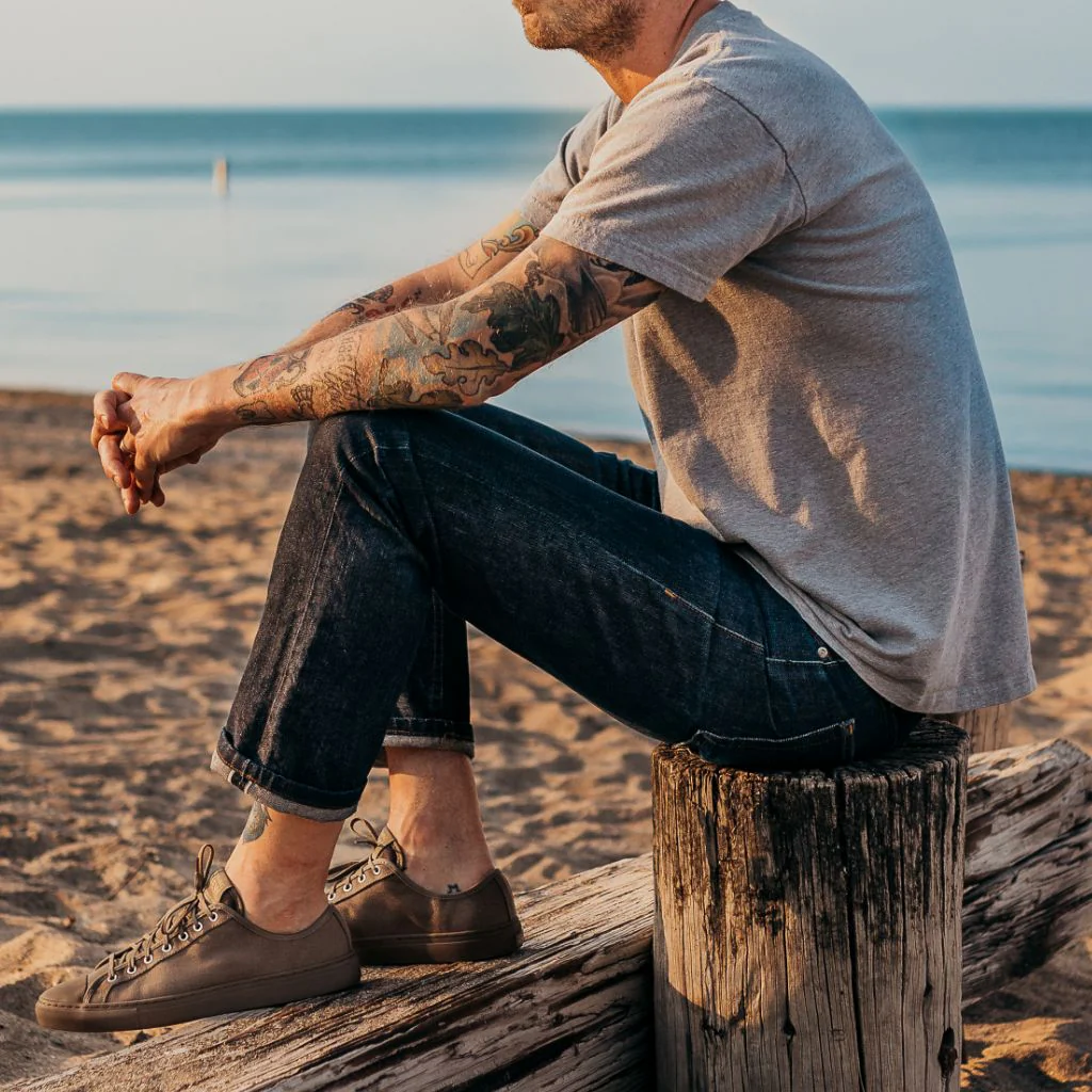 Men's Classic Low Top | Taupe - Image 8