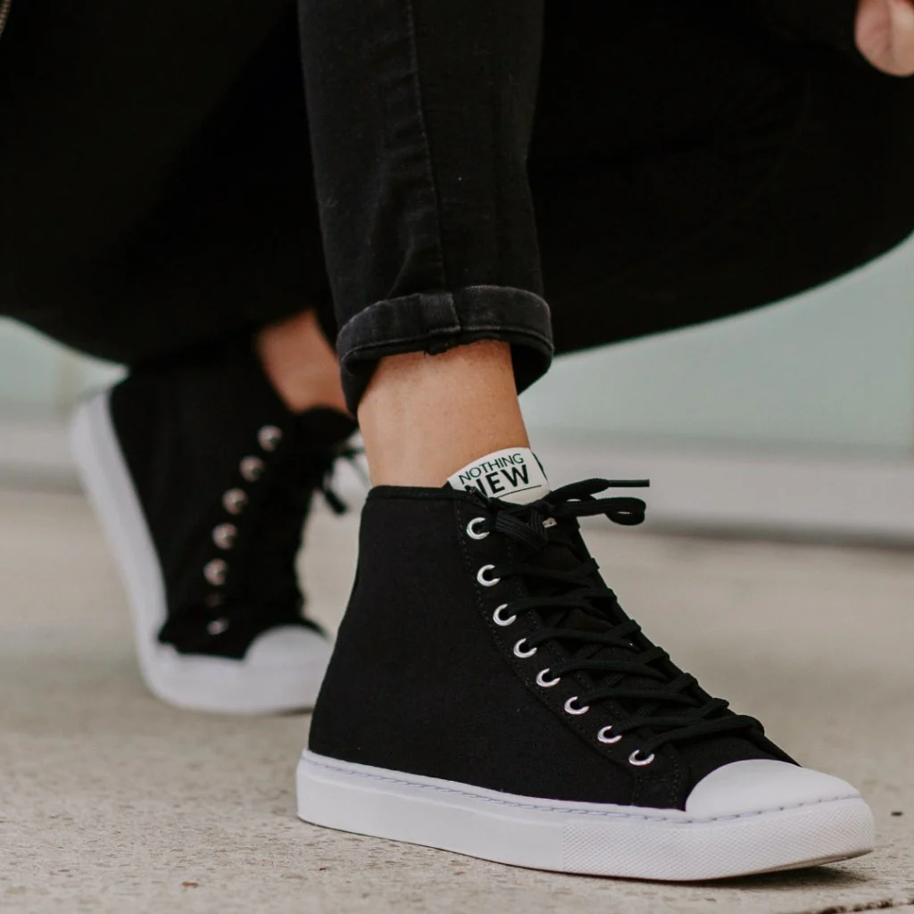 Women's Classic High Top | Black x White - Image 6