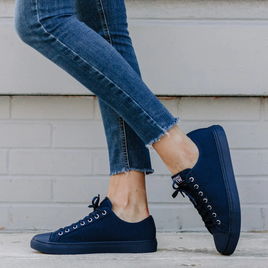 Women's Classic Low Top | Navy - Image 7