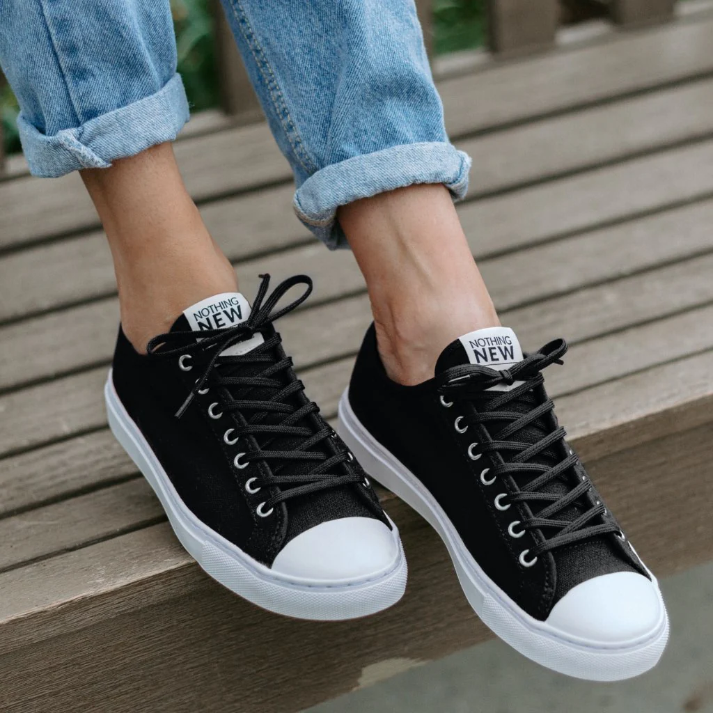 Women's Classic Low Top | Black x White - Image 6
