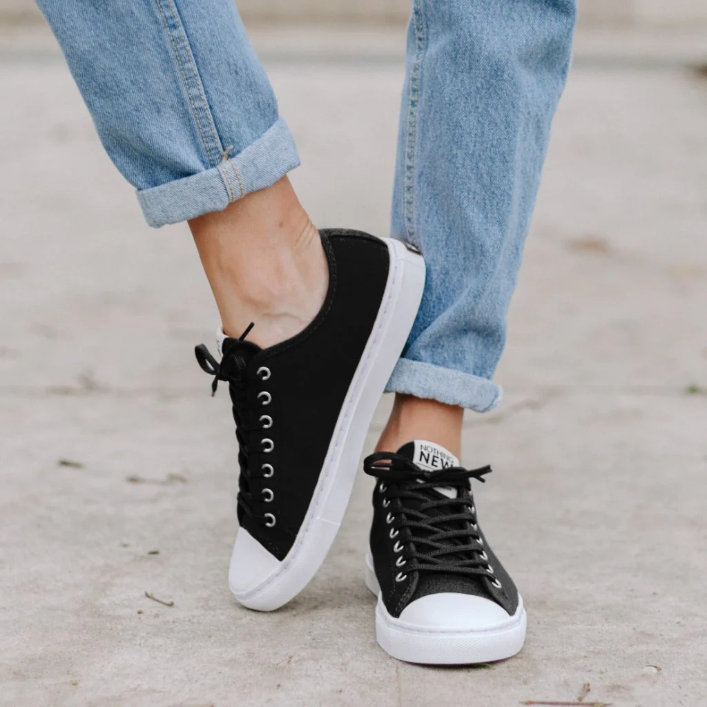 Women's Classic Low Top | Black x White - Image 7